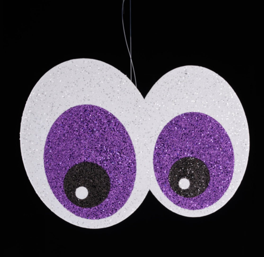 halloween eyeball ornament sign - Greenery MarketWired ribbonHH759223