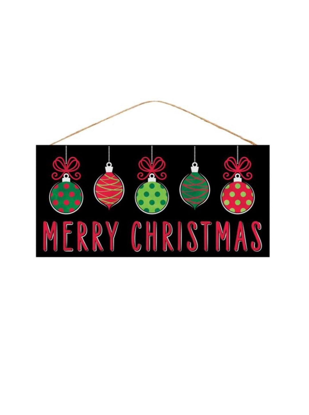 Holiday ornaments sign - Greenery MarketChristmasAP8841