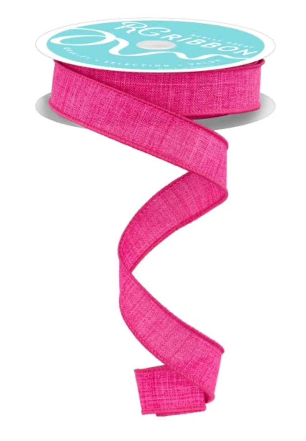 Hot Pink 7/8” skinny wired ribbon - Greenery MarketRibbons & TrimRG727807