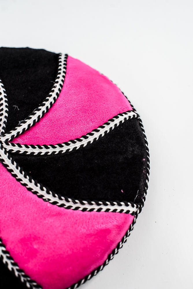 Hot Pink and Black Lollipop Spray - 10.5” Dia - Greenery Market57244BTBK