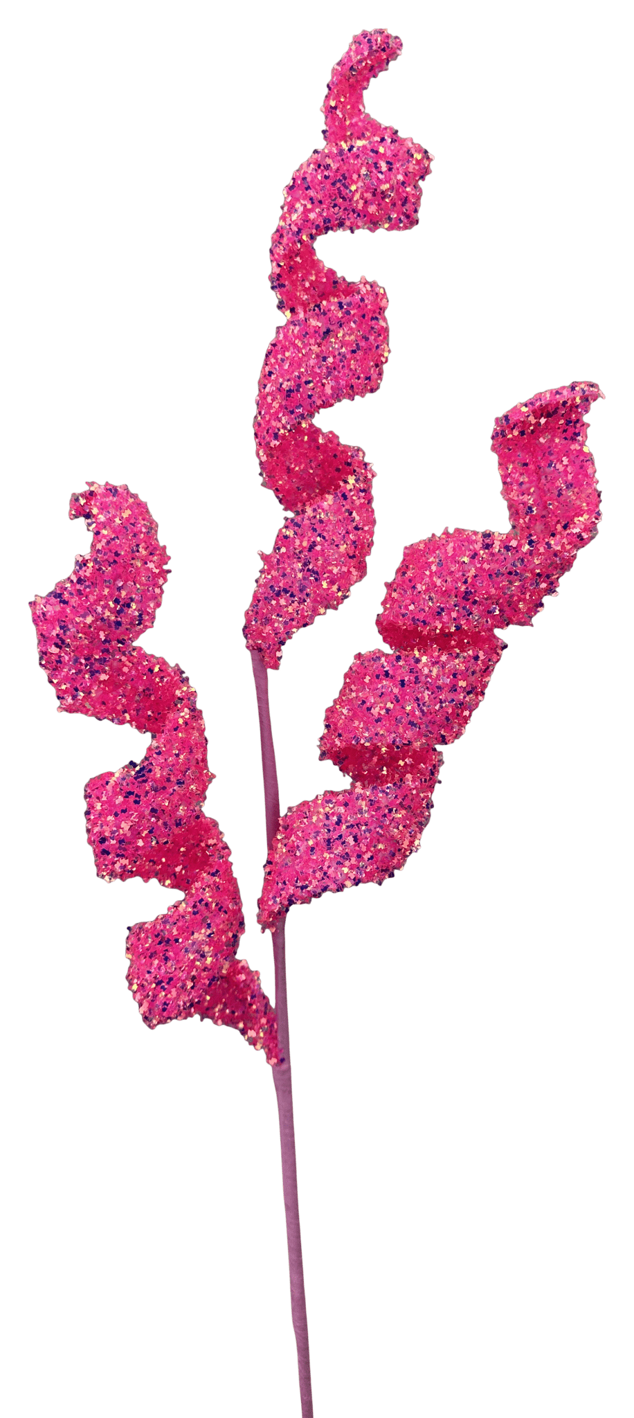 Hot Pink Frizzy Curly Spray - 29" - Greenery Market63983HTPK