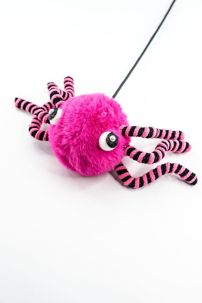 Hot Pink Furry Spider Pick - Greenery Market57279HTPK