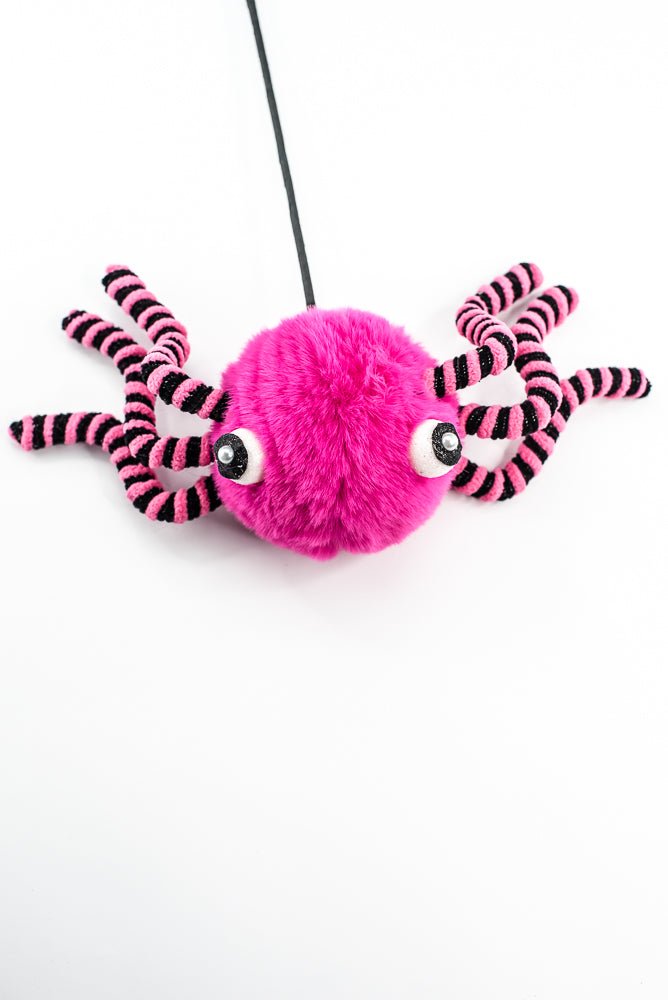 Hot Pink Furry Spider Pick - Greenery Market57279HTPK