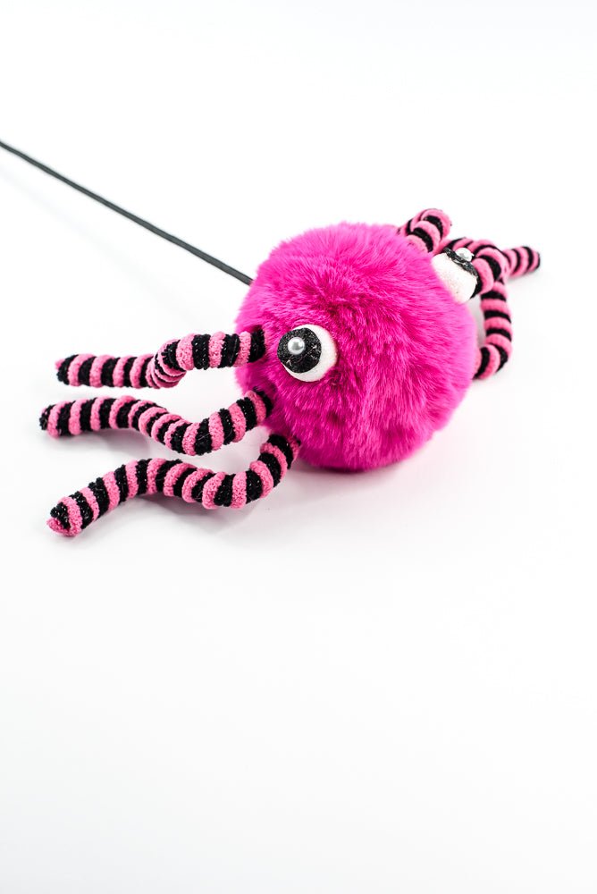 Hot Pink Furry Spider Pick - Greenery Market57279HTPK