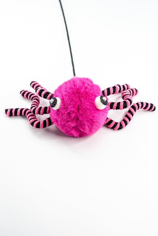 Hot Pink Furry Spider Pick - Greenery Market57279HTPK