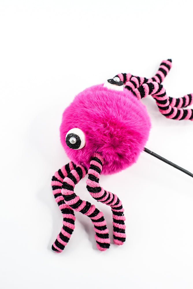 Hot Pink Furry Spider Pick - Greenery Market57279HTPK