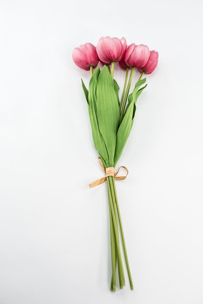 Hot pink life like tulip bundle - Greenery Market3876-HP