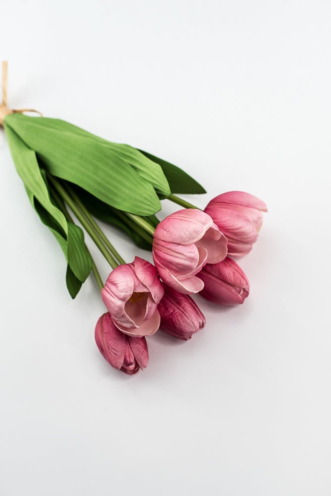 Hot pink life like tulip bundle - Greenery Market3876-HP