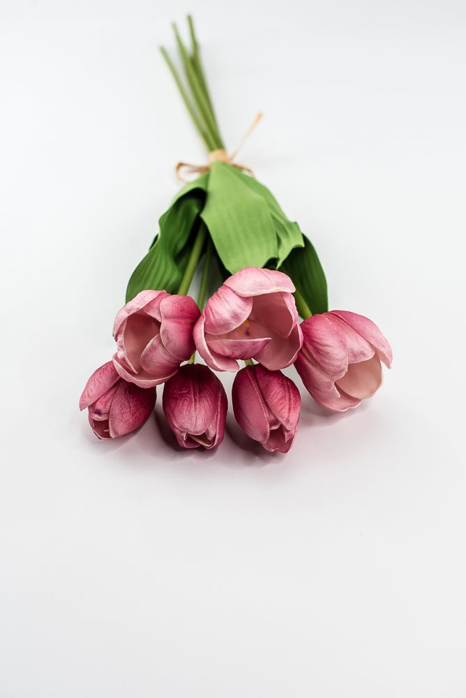 Hot pink life like tulip bundle - Greenery Market3876-HP