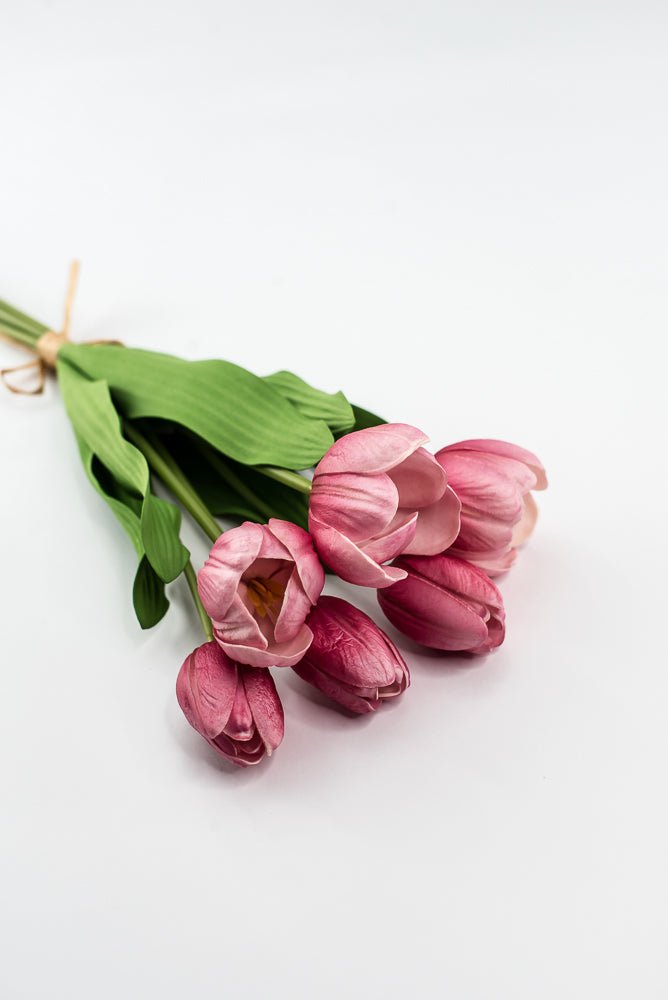 Hot pink life like tulip bundle - Greenery Market3876-HP