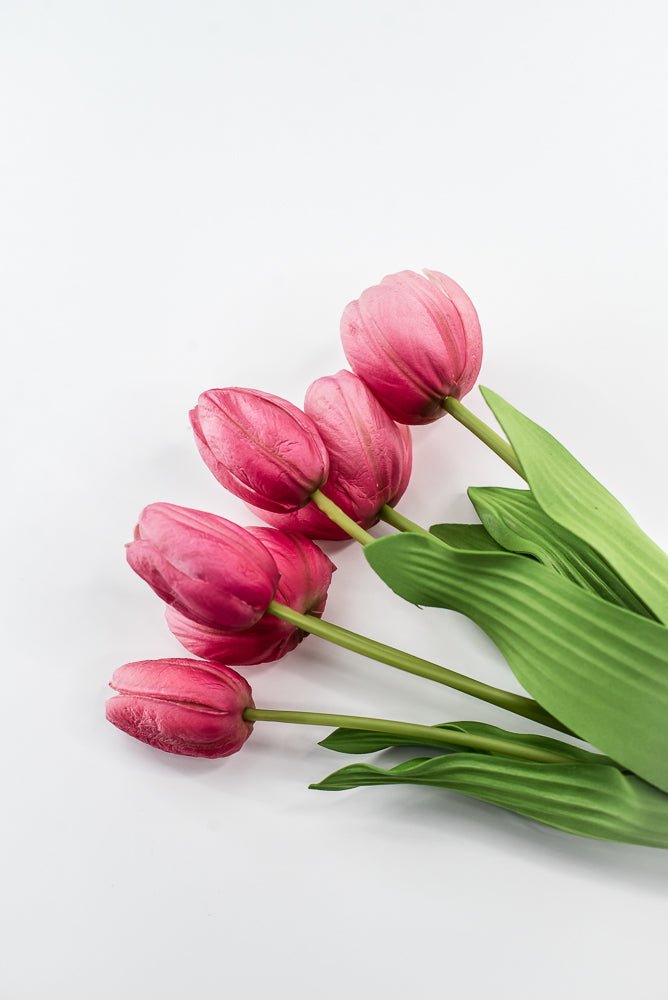 Hot pink life like tulip bundle - Greenery Market3876-HP