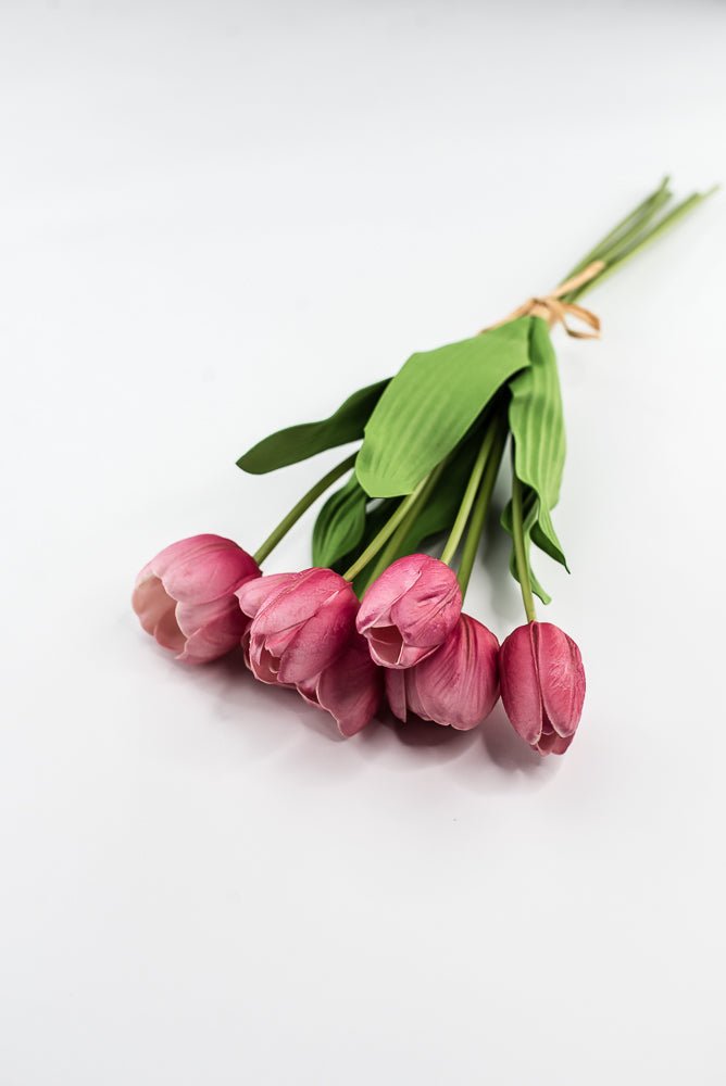 Hot pink life like tulip bundle - Greenery Market3876-HP