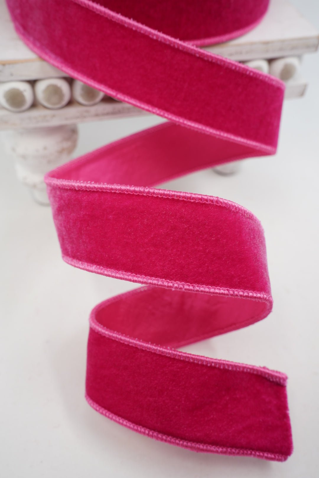Hot Pink Premier Velvet Ribbon - 1.5" - Greenery MarketRibbon260028