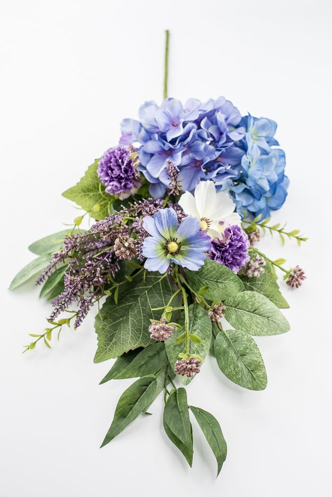 Hydrangea Cosmos Mixed Artificial Flower Spray - 29" - Greenery MarketArtificial Flowers85669