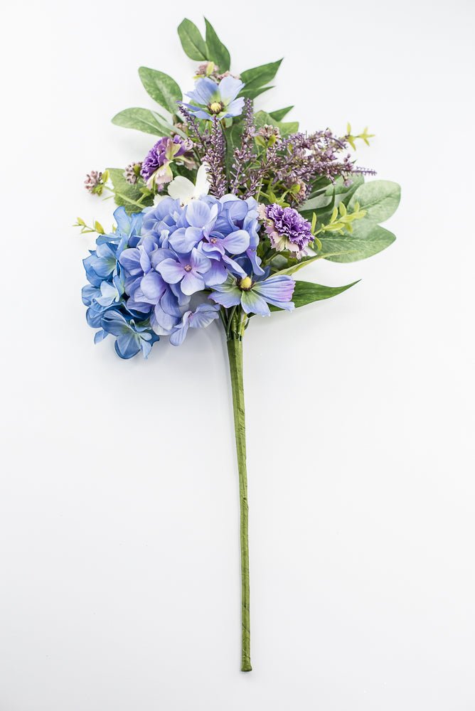 Hydrangea Cosmos Mixed Artificial Flower Spray - 29" - Greenery MarketArtificial Flowers85669