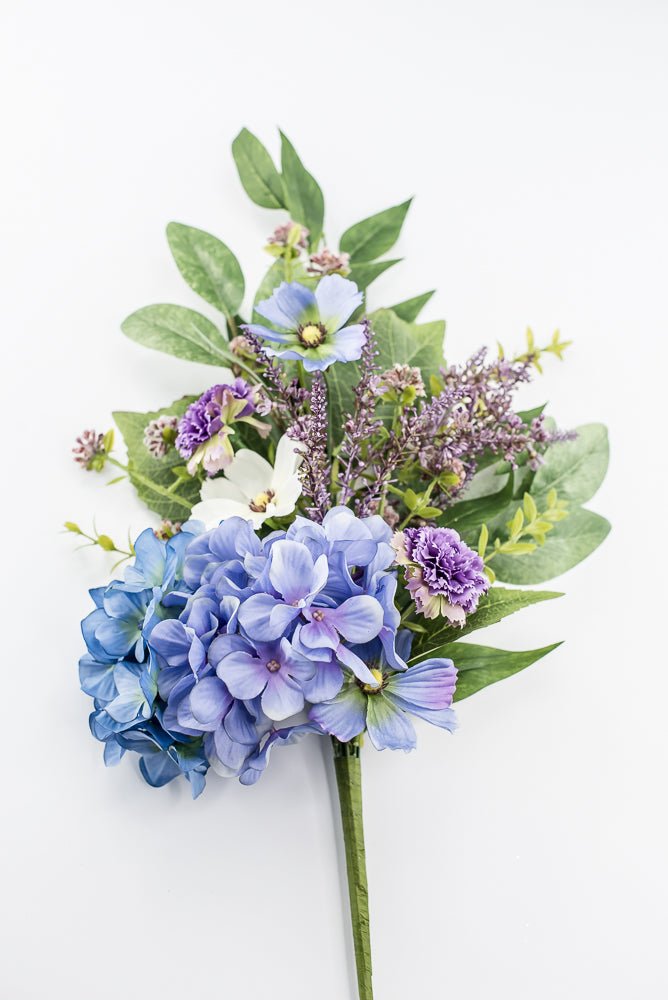 Hydrangea Cosmos Mixed Artificial Flower Spray - 29" - Greenery MarketArtificial Flowers85669