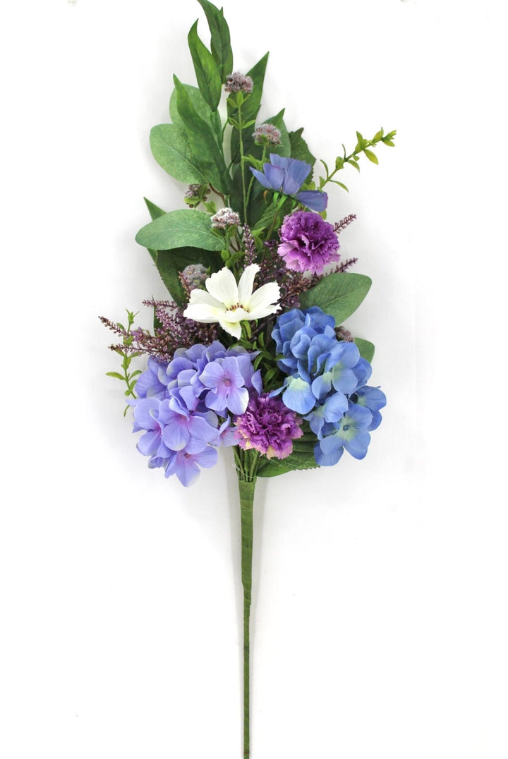 Hydrangea Cosmos Mixed Artificial Flower Spray - 29" - Greenery MarketArtificial Flowers85669