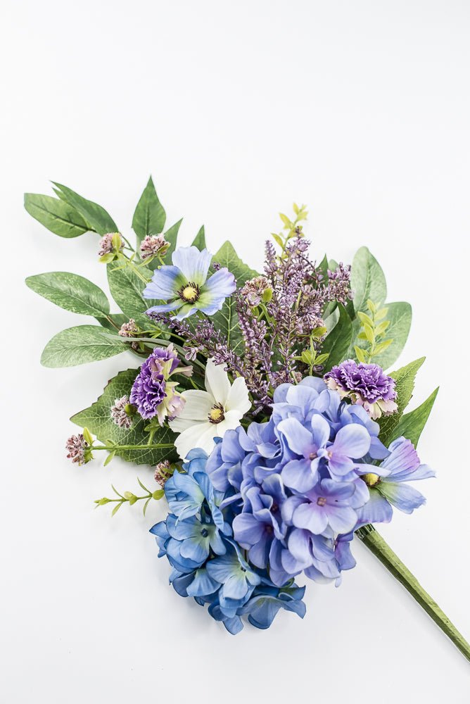 Hydrangea Cosmos Mixed Artificial Flower Spray - 29" - Greenery MarketArtificial Flowers85669