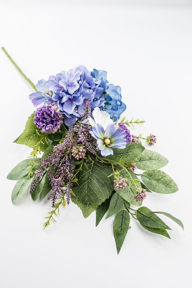 Hydrangea Cosmos Mixed Artificial Flower Spray - 29" - Greenery MarketArtificial Flowers85669