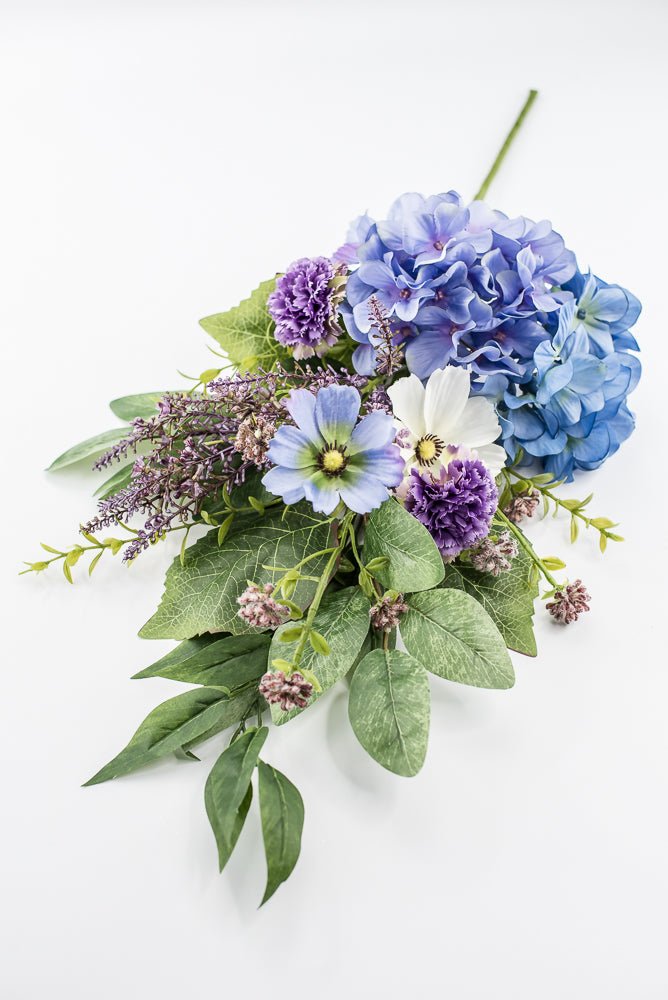 Hydrangea Cosmos Mixed Artificial Flower Spray - 29" - Greenery MarketArtificial Flowers85669