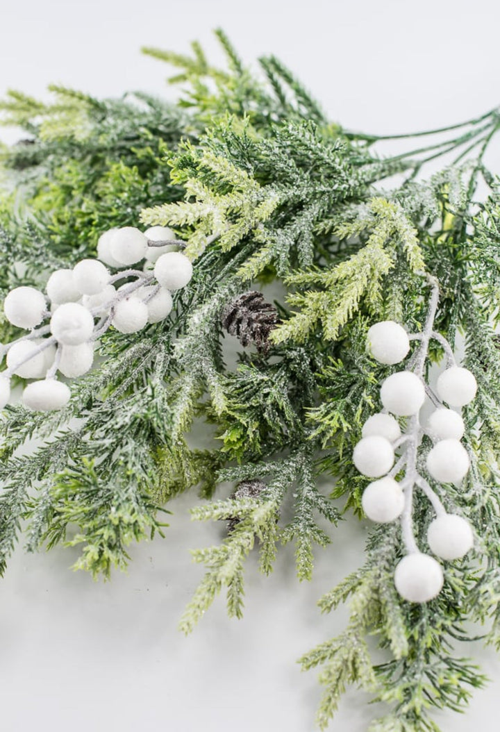 Iced pine and berries bush - Greenery Marketgreenery85871WT