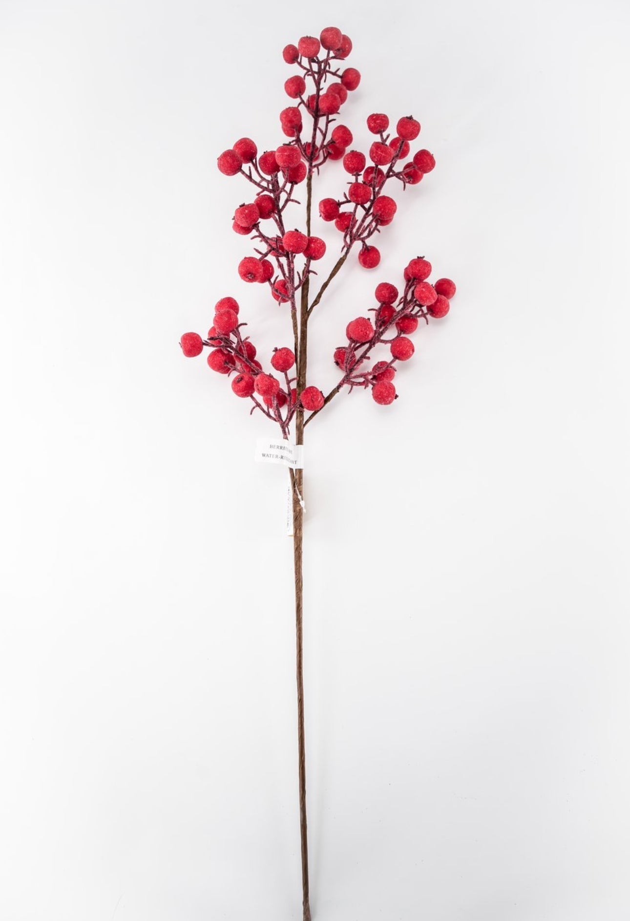 Iced red shimmering berry spray - Greenery Market