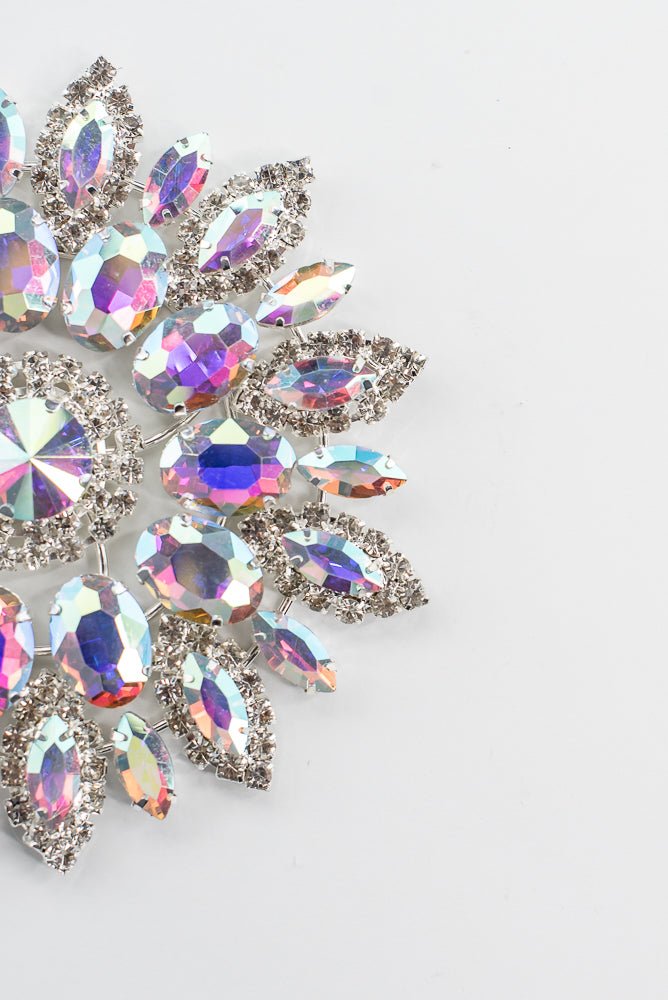 Iridescent Hanging Jewel Ornament - 4.25" - Greenery MarketAC518IR