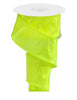 Iridescent yellow green ribbon 2.5" - Greenery MarketWired ribbonRG01965FY