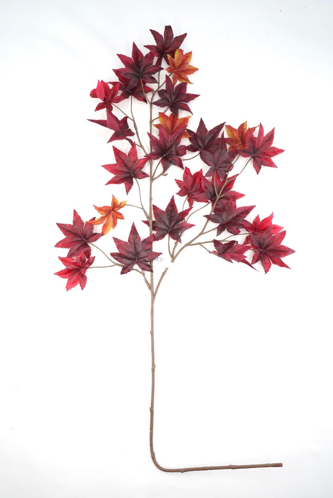 Japanese maple leaf spray - Burnt Red - Greenery MarketArtificial FloraFL7027-BNTR