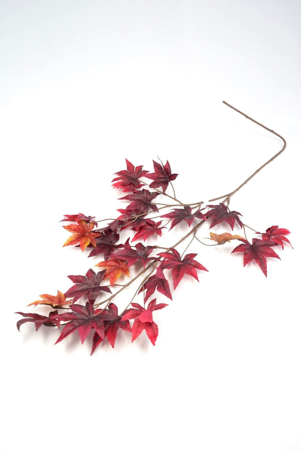 Japanese maple leaf spray - Burnt Red - Greenery MarketArtificial FloraFL7027-BNTR