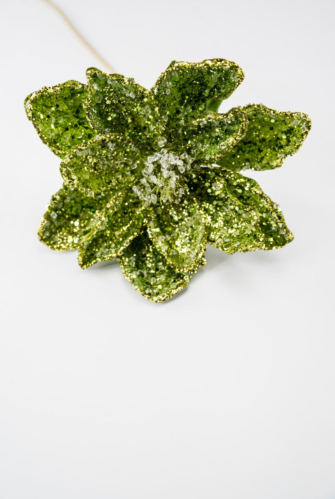 Jeweled and beaded magnolia stem - green - Greenery MarketXg903 - G