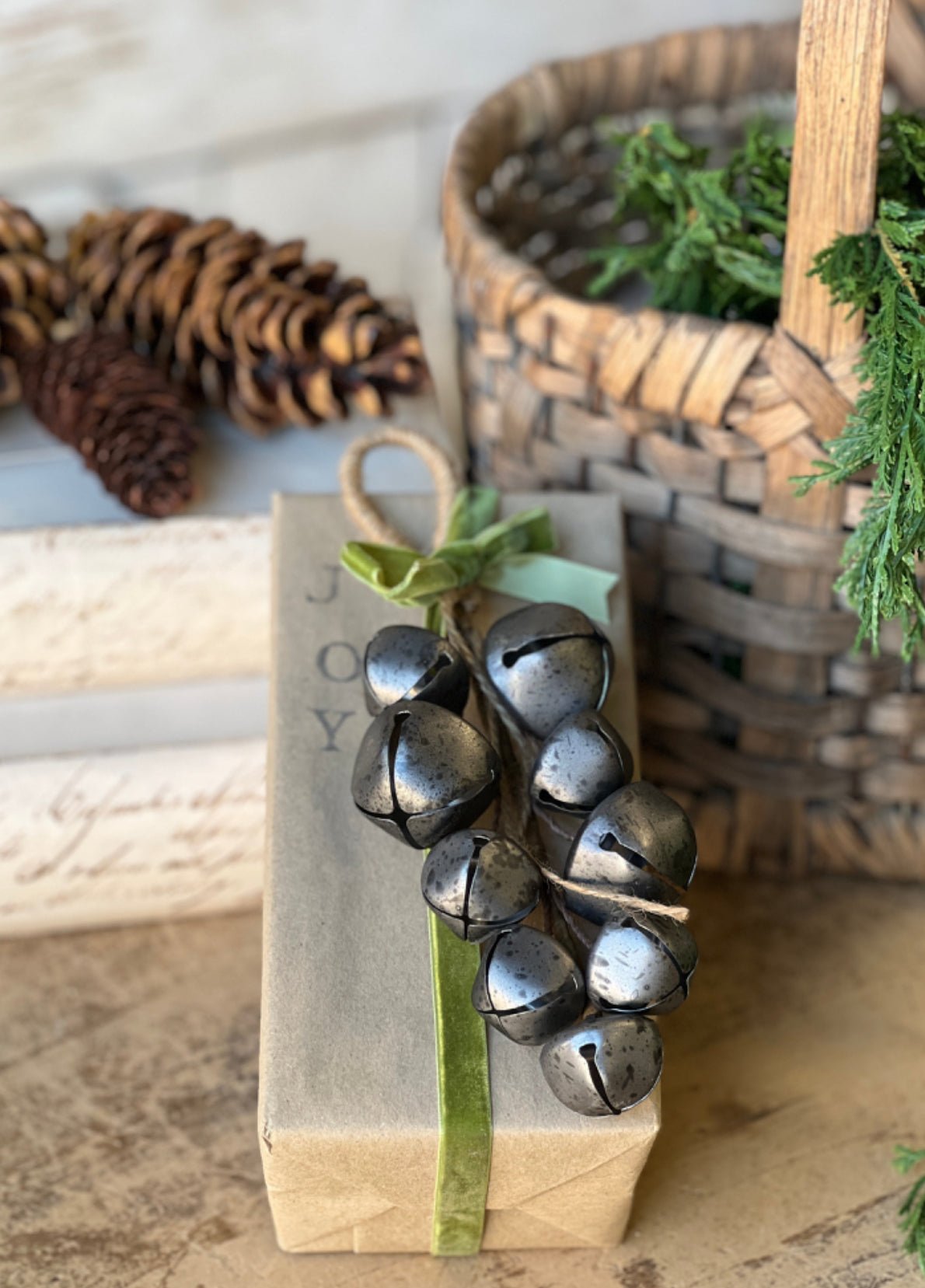 Jingle Bells ornament cluster - Greenery Market