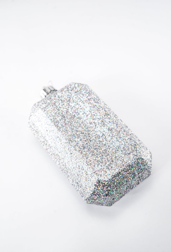 Laser glitter gem ornament - silver - Greenery MarketHoliday OrnamentsXJ552726