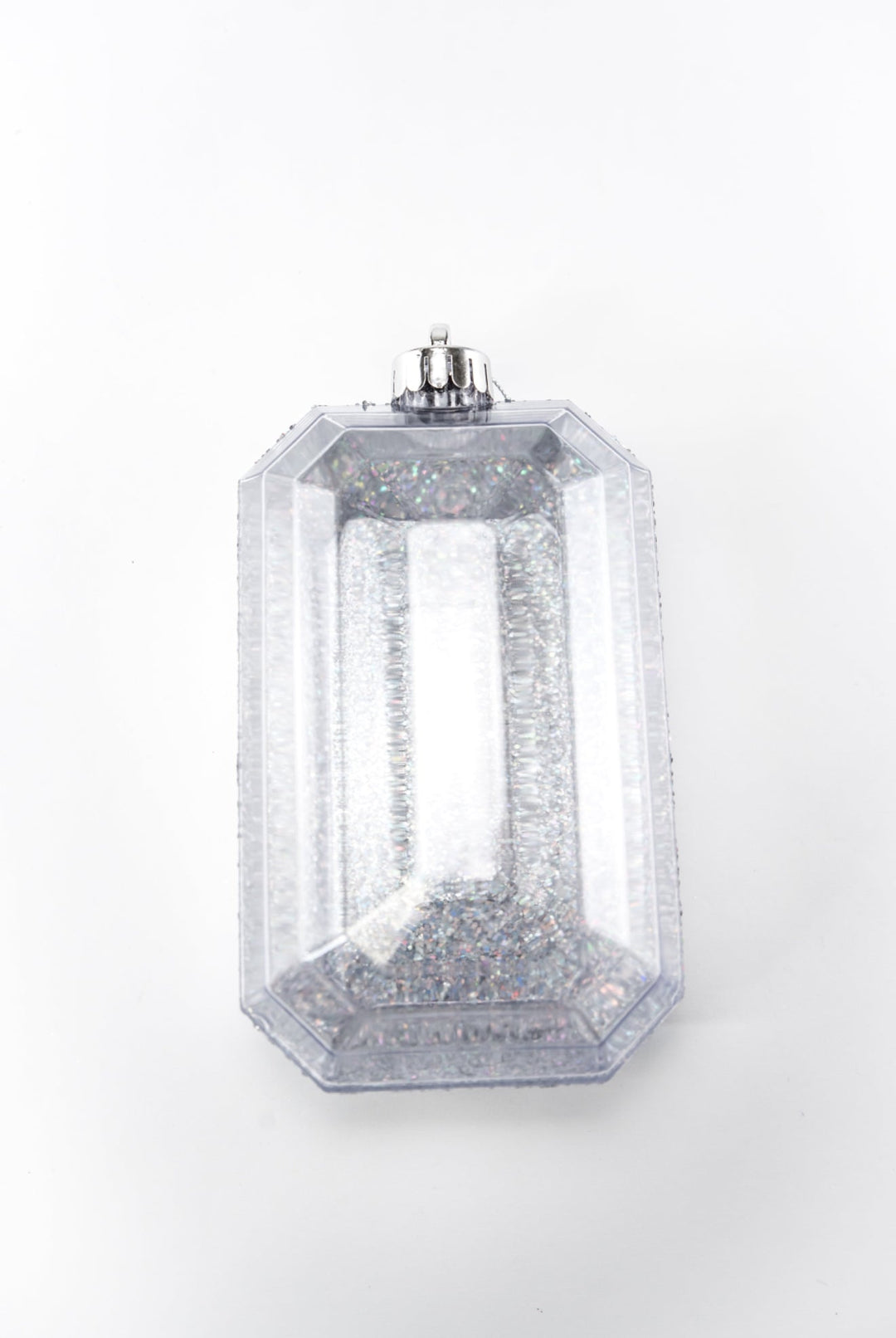 Laser glitter gem ornament - silver - Greenery MarketHoliday OrnamentsXJ552726