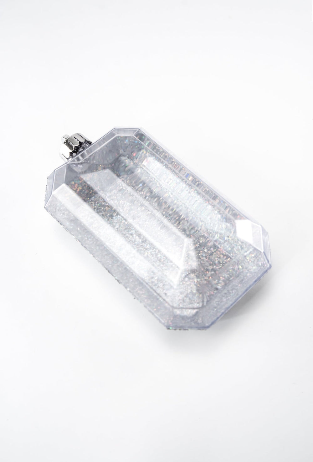 Laser glitter gem ornament - silver - Greenery MarketHoliday OrnamentsXJ552726