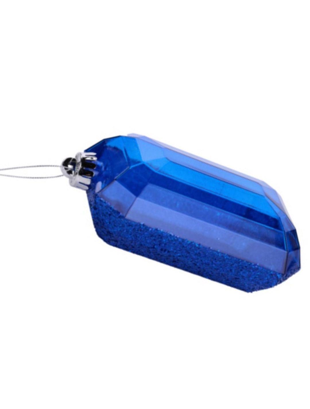 Laser glitter gem ornaments - royal blue - Greenery MarketHoliday OrnamentsXJ552725