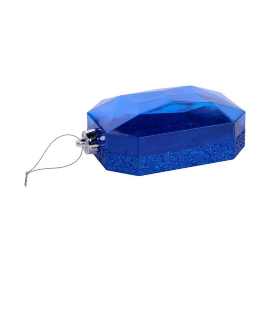 Laser glitter gem ornaments - royal blue - Greenery MarketHoliday OrnamentsXJ553925