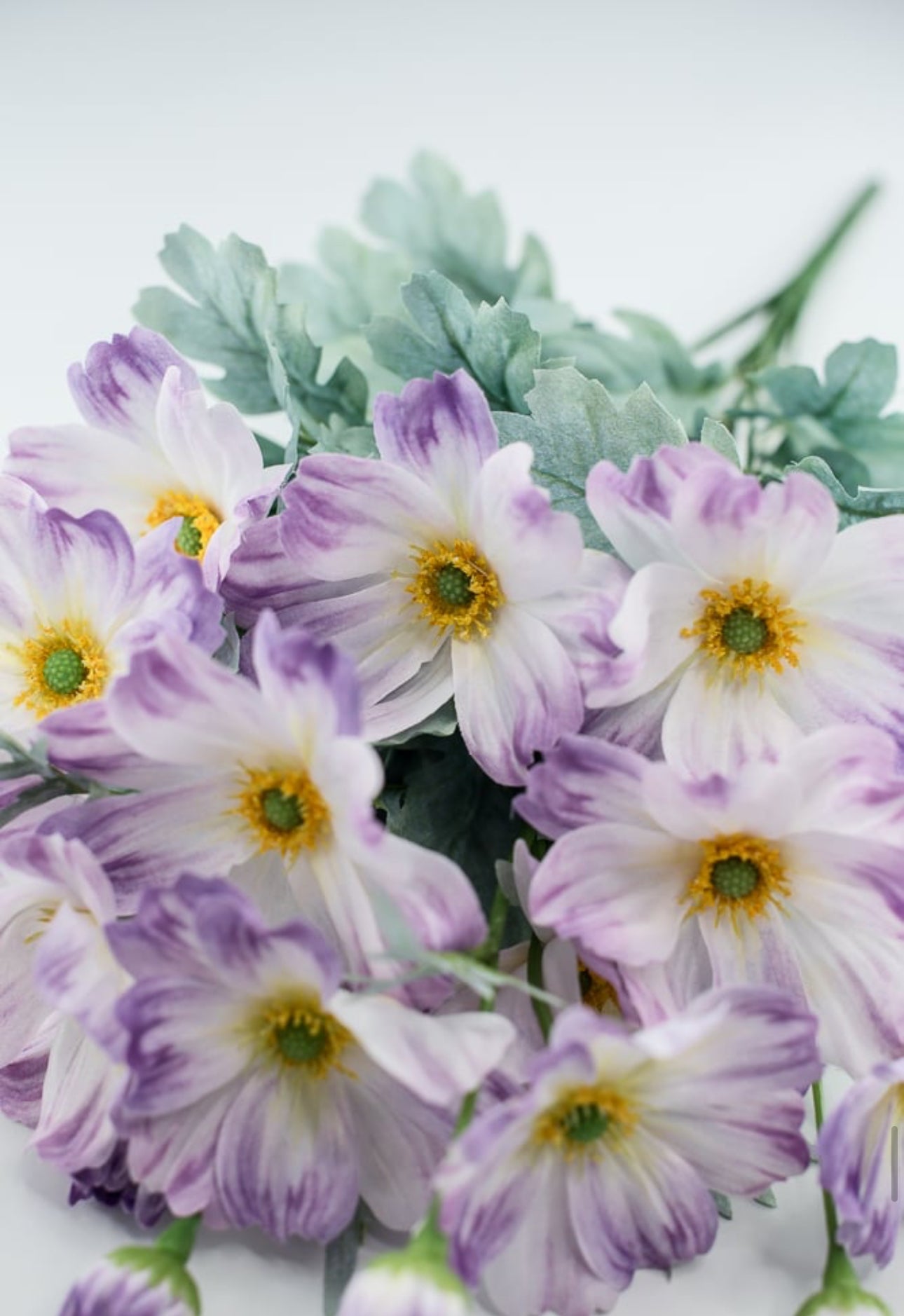 Lavender cosmos artificial flower bush - Greenery Market