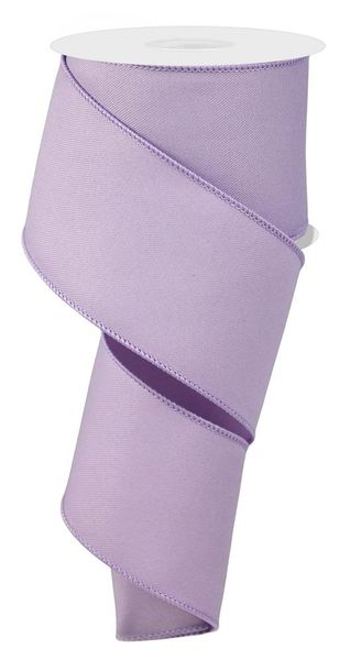 Lavender Diagonal Weave Fabric Ribbon - 2.5" - Greenery MarketWired RibbonRGE120313