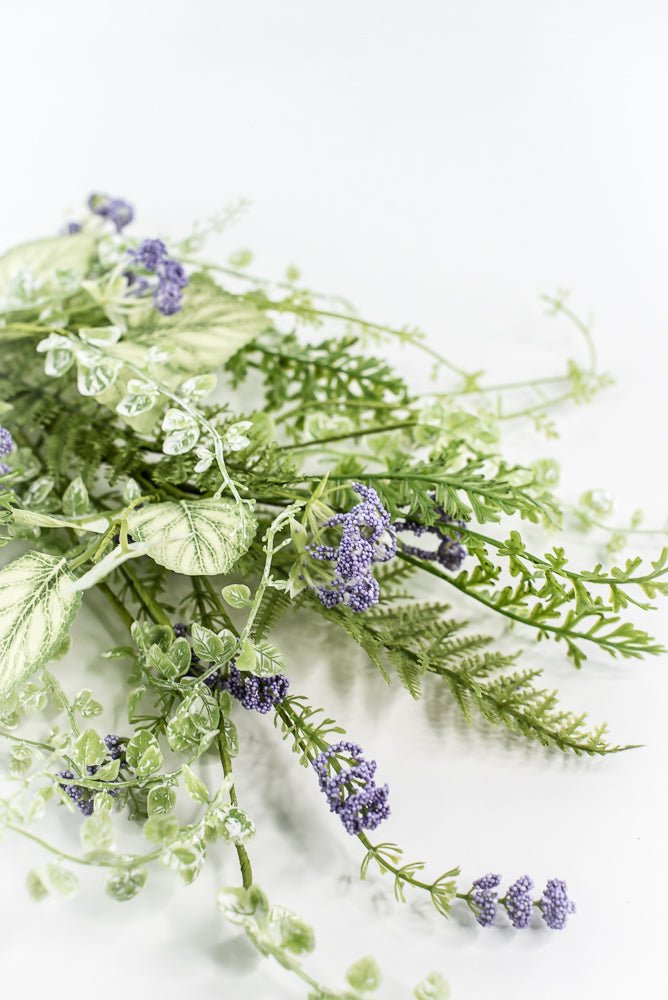Lavender Fern Leaves Spray - 28" - Greenery Market63843LV