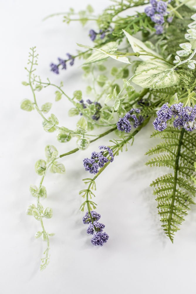 Lavender Fern Leaves Spray - 28" - Greenery Market63843LV