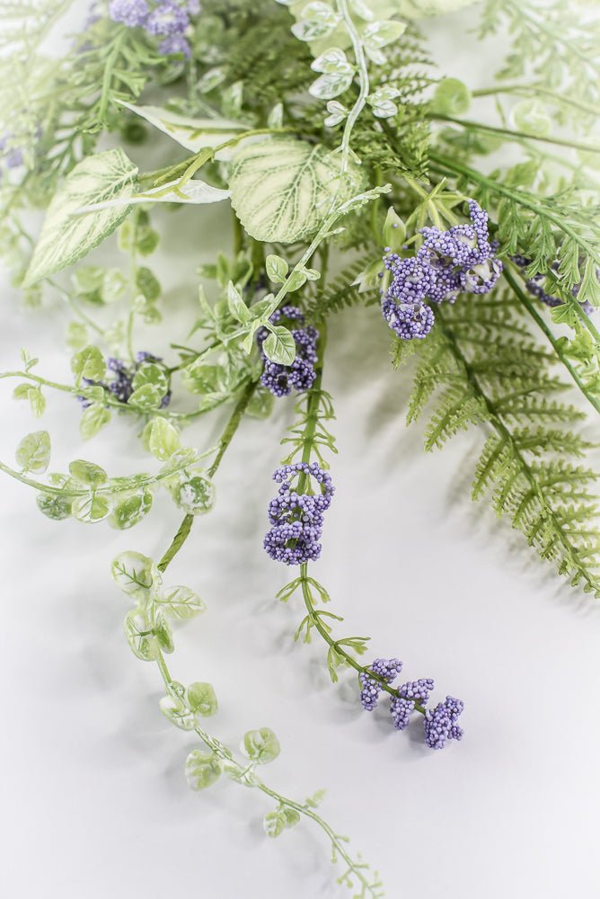 Lavender Fern Leaves Spray - 28" - Greenery Market63843LV