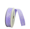 Lavender glittered wired ribbon, 7/8" - Greenery MarketWired ribbon46420-05-30