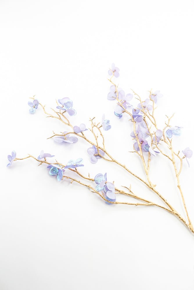 Lavender Glossy Plum Blossom Spray - Greenery Market86307LV