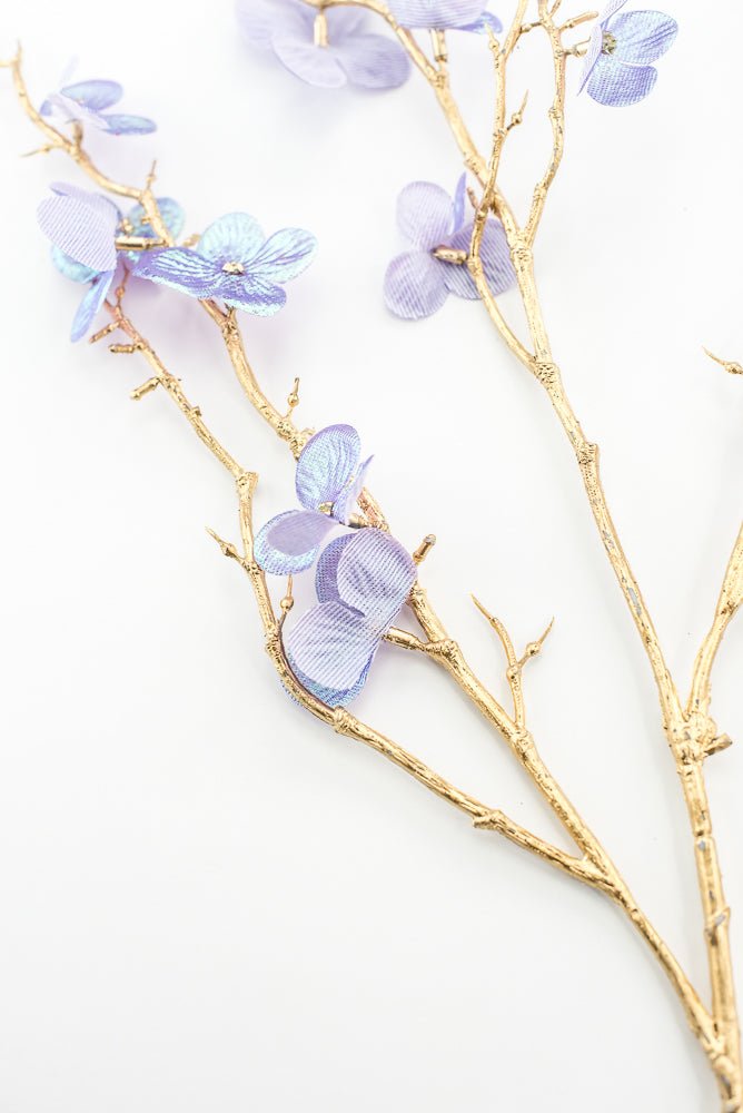 Lavender Glossy Plum Blossom Spray - Greenery Market86307LV