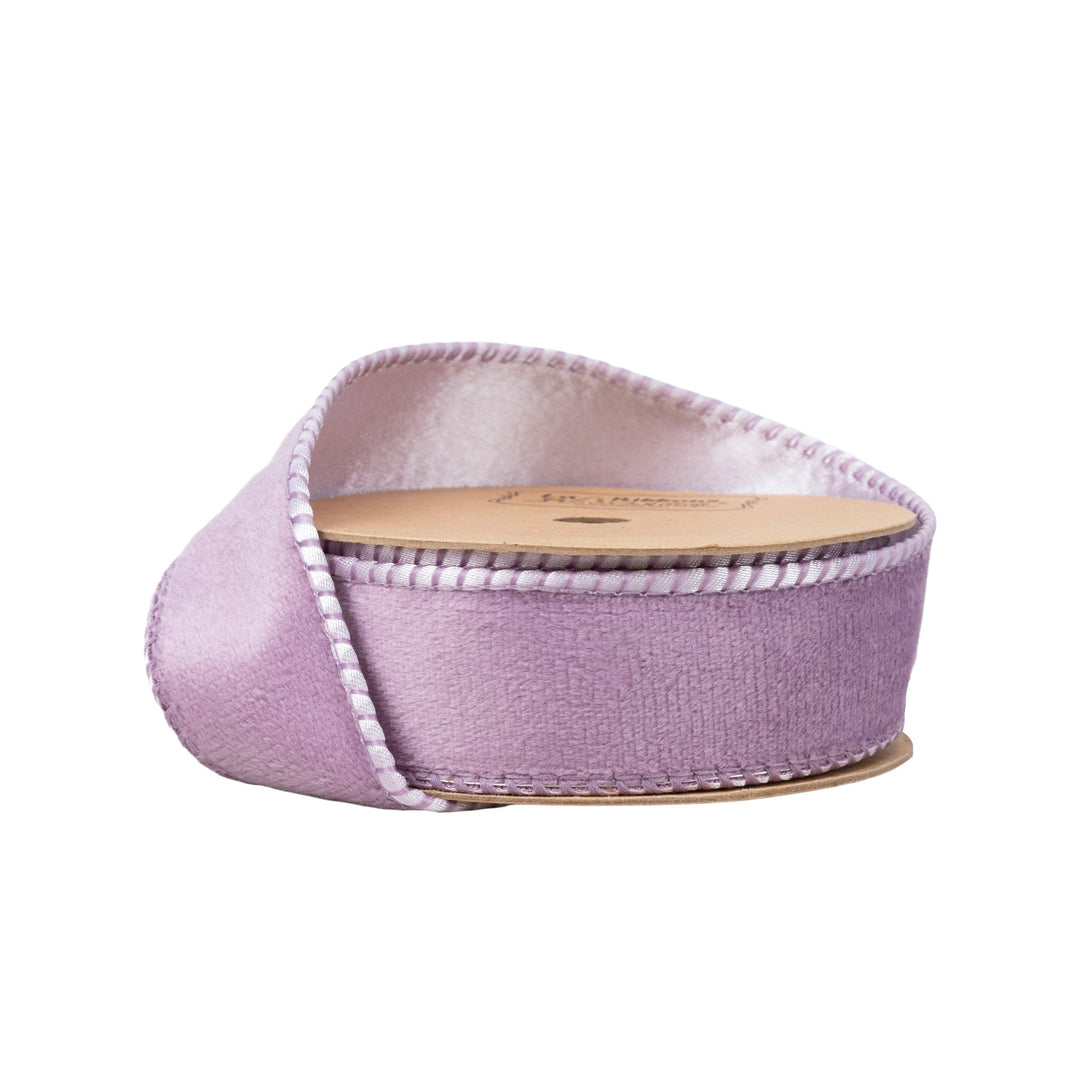Lavender Reversible Velvet Wired Ribbon - 1" - Greenery MarketWired Ribbon7115W-430-25E