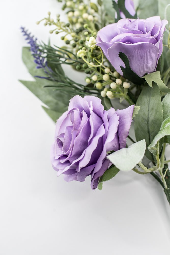 Lavender rose spray and greenery - Greenery Market84971-LV