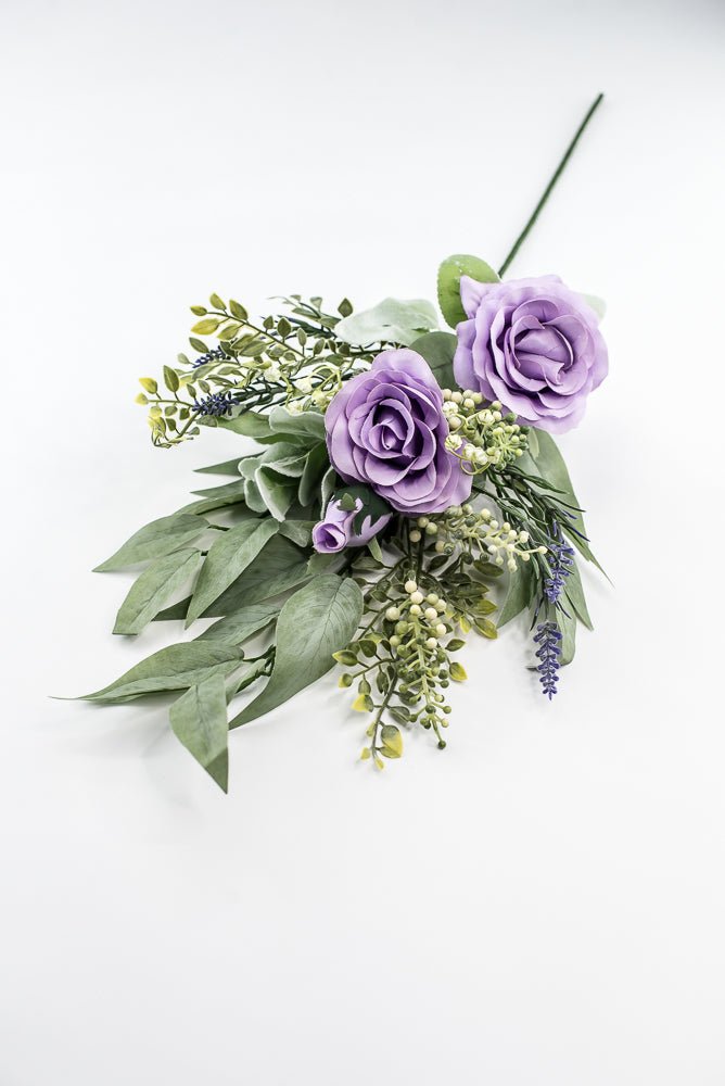 Lavender rose spray and greenery - Greenery Market84971-LV