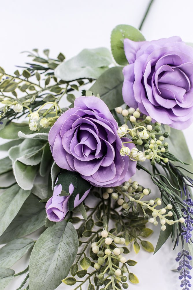 Lavender rose spray and greenery - Greenery Market84971-LV