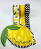 Lemon bow bundle and sign - Greenery Marketsigns for wreathsLemonx4